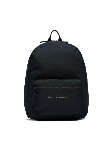 Детска раница Tommy Hilfiger голям с изчистен дизайн тъмносиньо