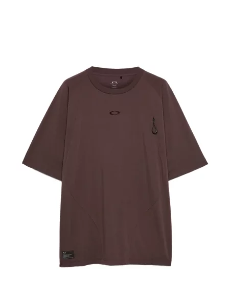 Tricou Oakley cu broderie maro