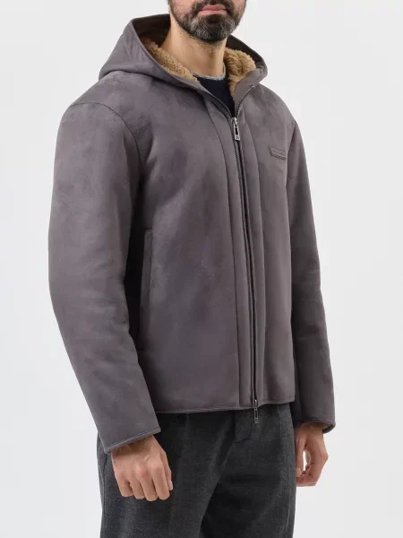 Дубленка Armani Exchange серая