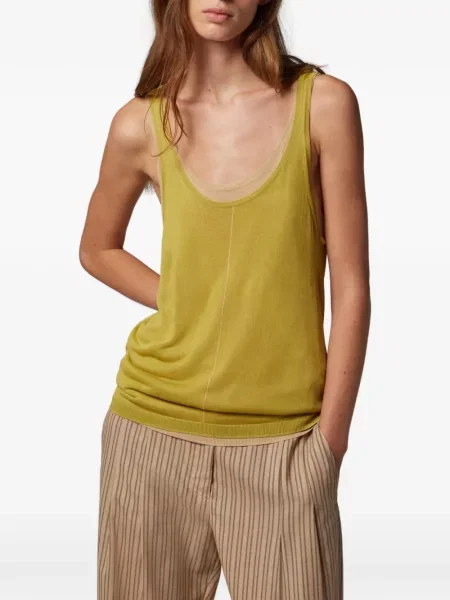 Top Paul Smith fără mâneci galben
