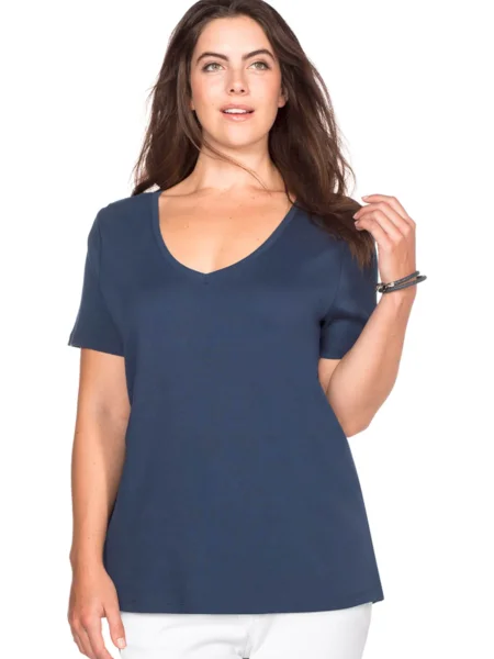 SHEEGO Tricou marin albastru