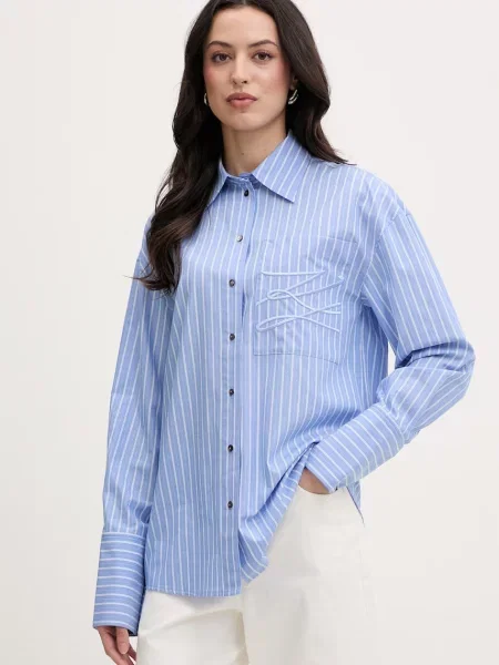 Karl Lagerfeld koszula niebieska