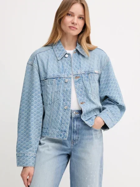 Jeans jakna Calvin Klein Jeans modra