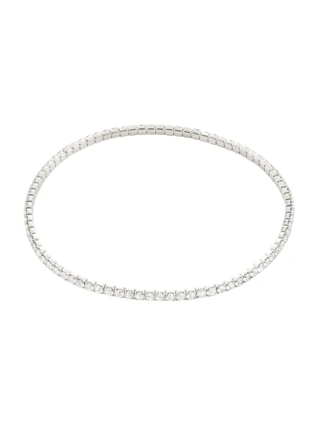 Pilgrim Zapestnica ARASH / transparentna srebrna