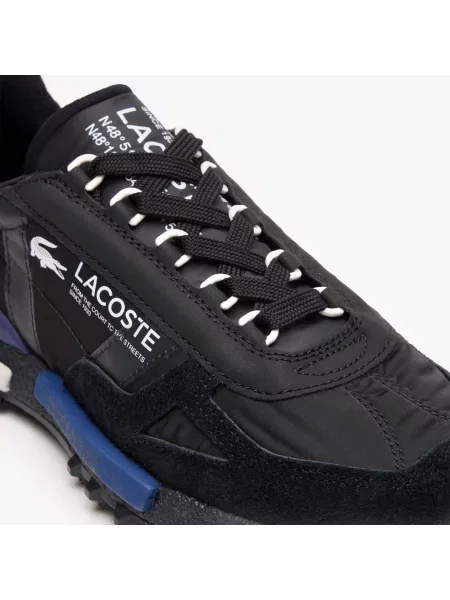 Lacoste Skórzane Sneakersy Elite Active czarne
