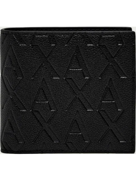 Portofel Mare pentru Bărbați Armani Exchange negru