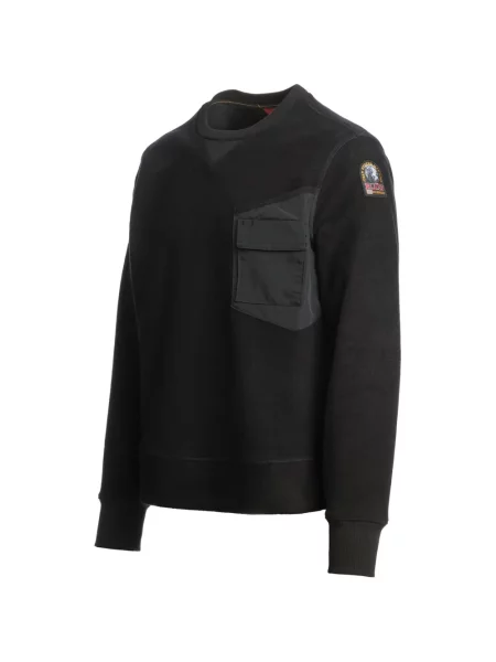 Pulover Parajumpers din fleece negru
