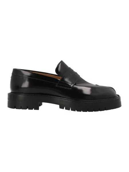 Półbuty Maison Margiela skórzane czarne