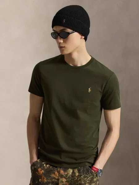 POLO RALPH LAUREN Tricou | Custom slim fit verde