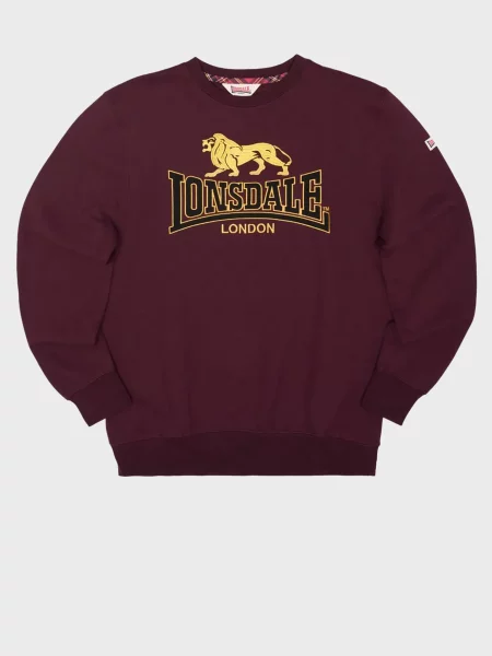 Світшот Lonsdale бордовий