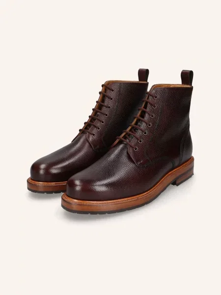 Heinrich Dinkelacker Botki Sznurowane Buda Derby Boot T braun
