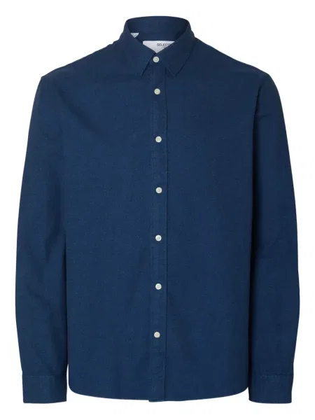 Cămașă Selected albastru