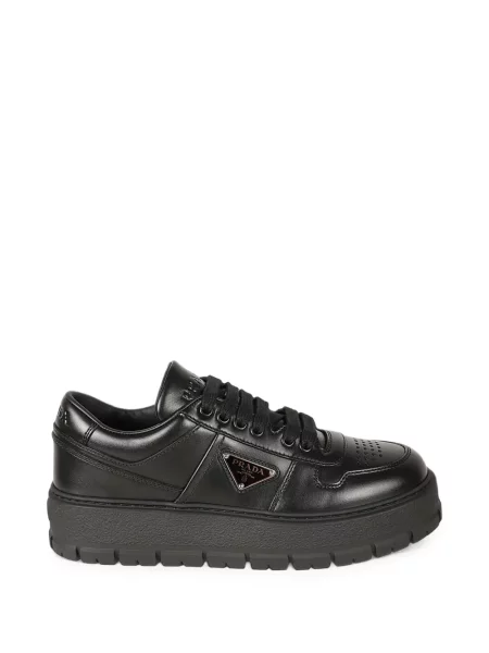 Sneakerși Prada din piele negru