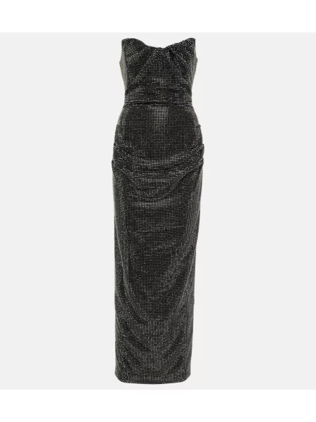 Rochie maxi Roland Mouret de costum negru