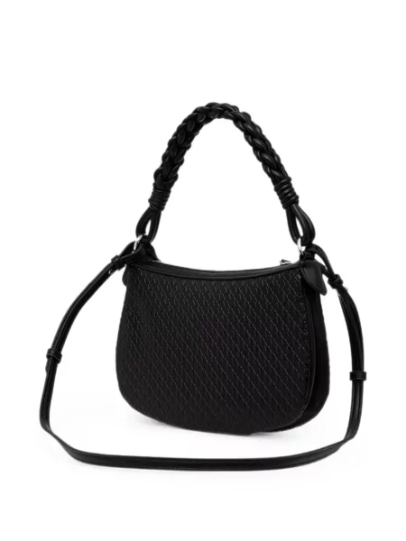 Geantă Armani Exchange țesută negru