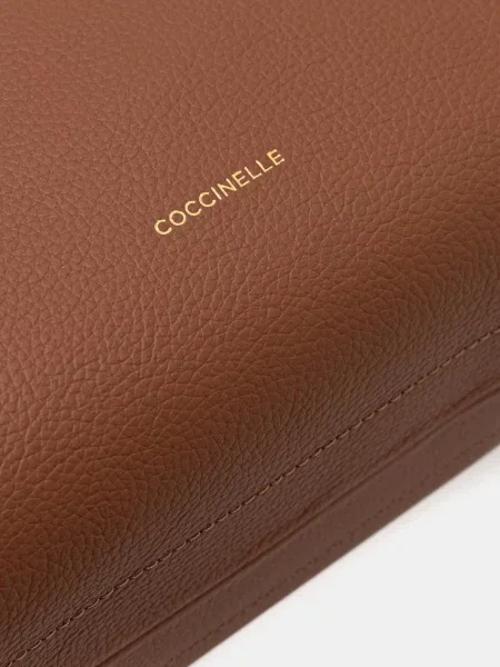 Шкіряна сумочка Coccinelle E1 19 02 01 фіолетовий