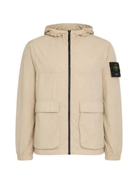 Geacă Stone Island cu glugă cu strasuri