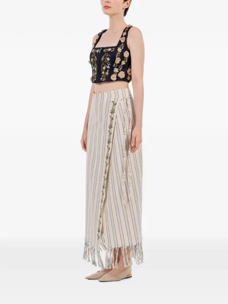 Fusta maxi Agua By Agua Bendita cu model floral