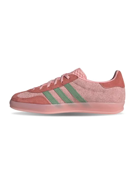 Велурени маратонки adidas Originals Gazelle Indoor червено