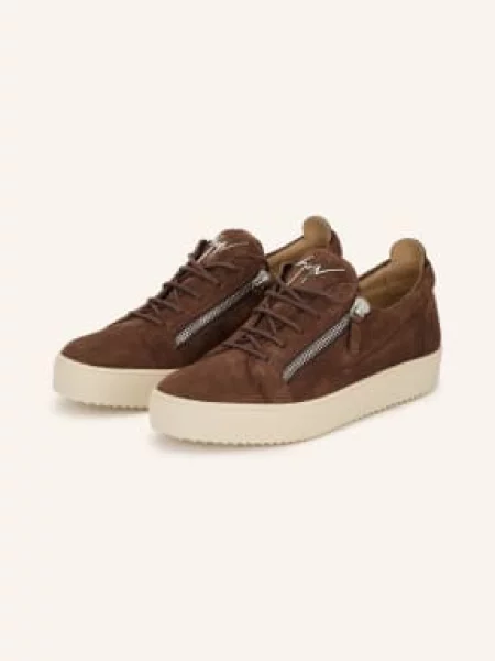 Giuseppe Zanotti Design Sneakersy tmavě hnědá