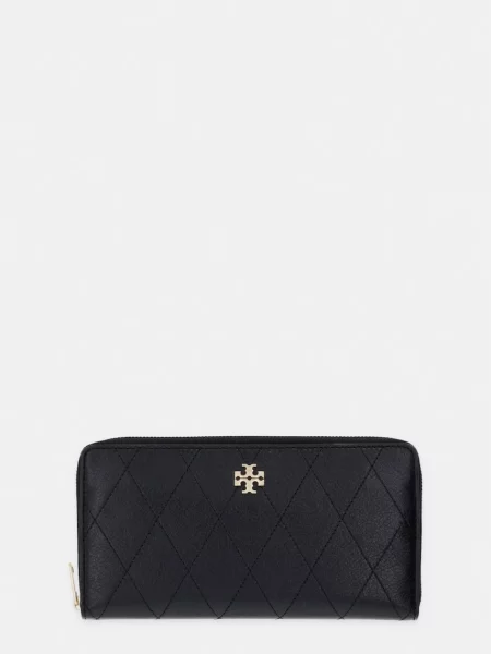 Tory Burch portofel pentru femei din piele Charlie negru