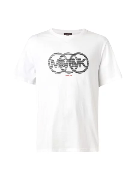 Michael Kors Tricou SPLIT VICTORY gri alb
