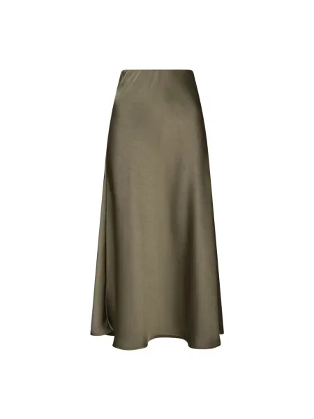 Satynowa spódnica Neo Noir elegancka zielona