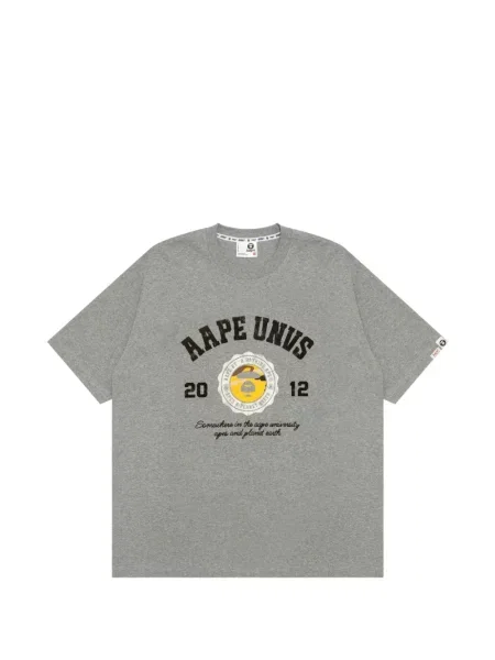 Tricou Aape By A Bathing Ape cu imagine gri