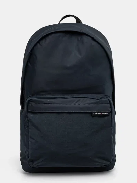 Раница Tommy Hilfiger голям с изчистен дизайн сиво