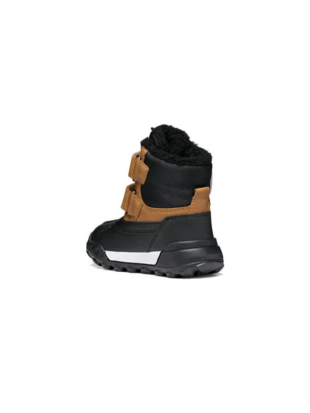 Sniego batai Geox B Trekkyup Boy B Abx S juoda