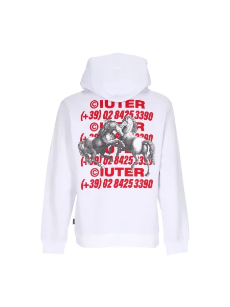 Bluza z kapturem Iuter biała
