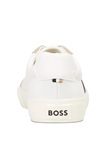 Szarvasbőr sneaker Boss fehér