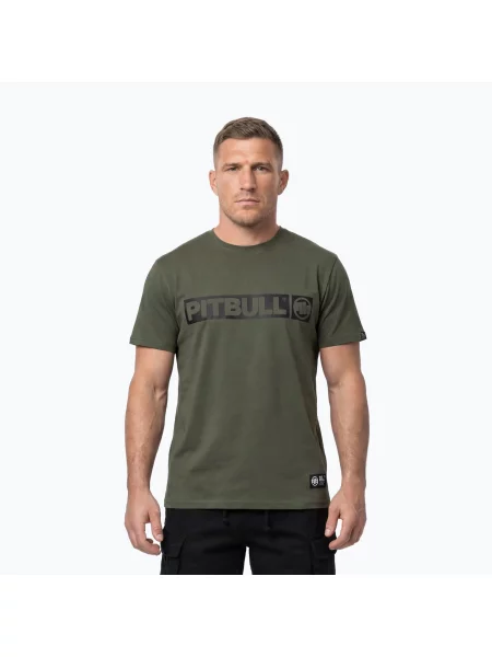 Tricou pentru bărbați Pitbull Hilltop green verde