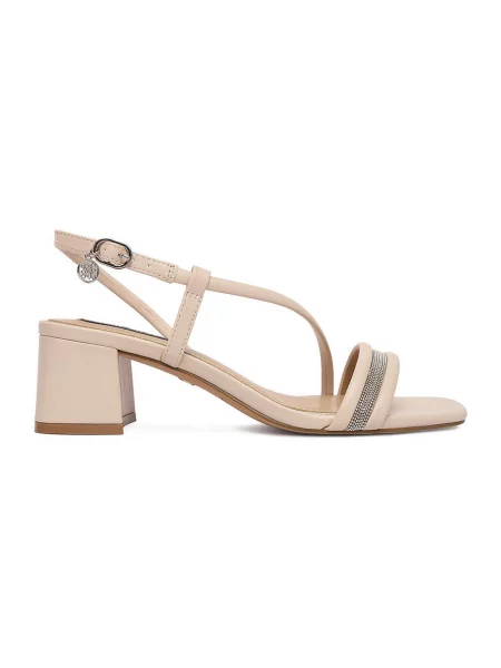 Sandały Nine West beżowe
