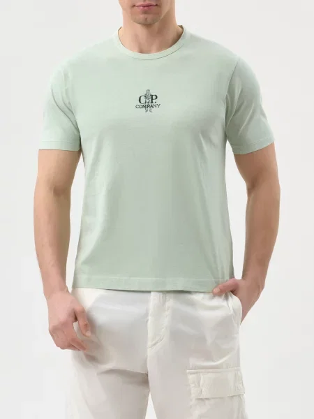 Футболка C.p. Company зеленая