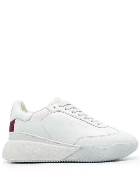 Sneakerși Stella Mccartney cu șireturi din dantelă gri