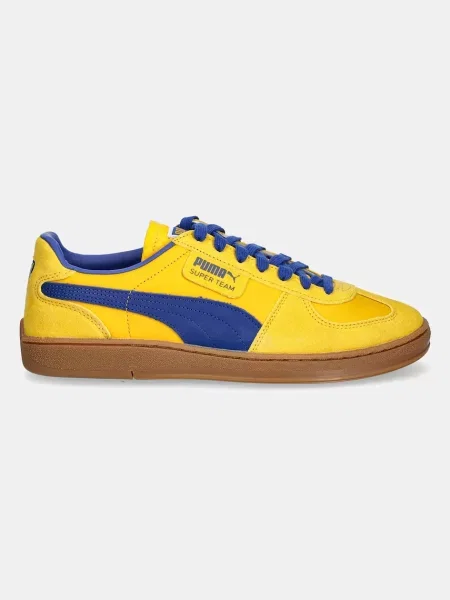 Σουέτ sneakers Puma Super Team PARMA Sport κίτρινο