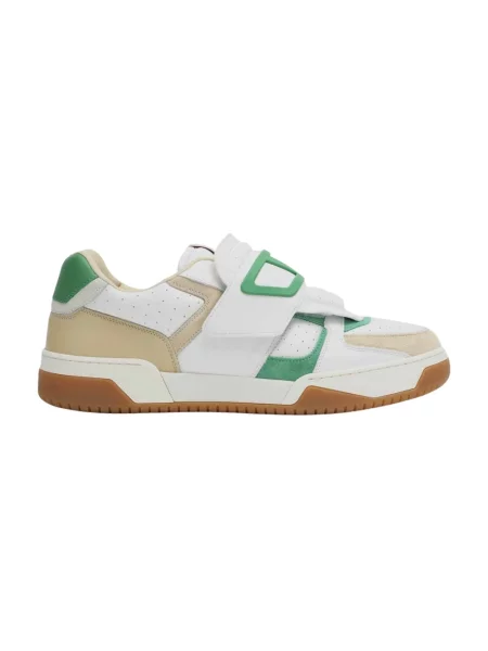 Lniane sneakersy Valentino Garavani białe