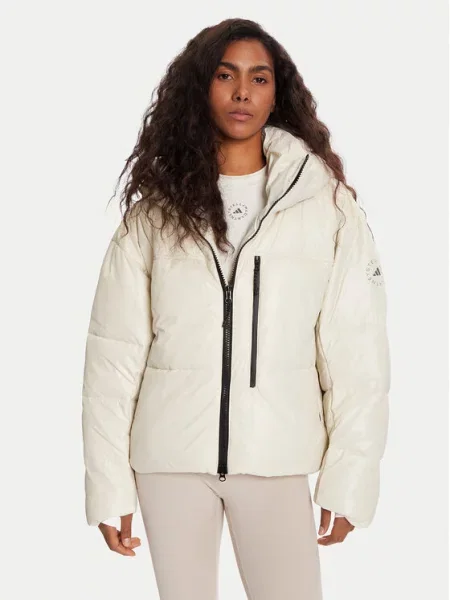 Adidas by Stella McCartney Μπουφάν χειμωνιάτικο μπεζ