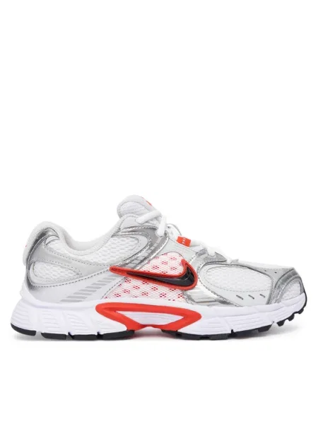 Nike Sportswear Nízke tenisky červená / čierna / strieborná / biela sivá