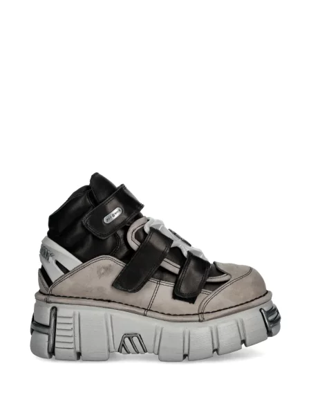 Sneakerși New Rock cu perle cu platformă