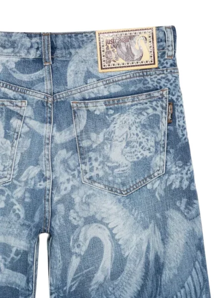 Blugi Just Cavalli cu imagine albastru