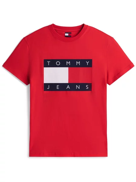 Tricou Tommy Jeans roșu