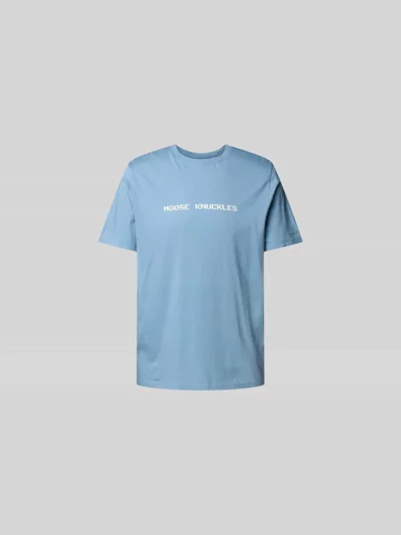 T-shirt z nadrukiem z logo Moose Knuckles
