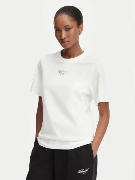 Reebok T-Shirt Nikolina Kremowy