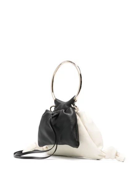 Geantă Chloé din piele alb