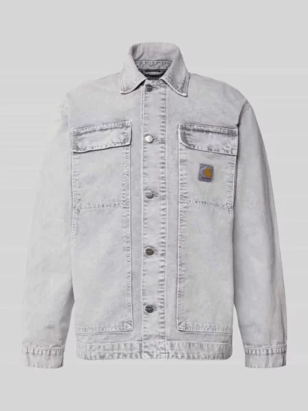 Kurtka jeansowa z z patką na piersi model ‘Arctic’ Carhartt Work In Progress