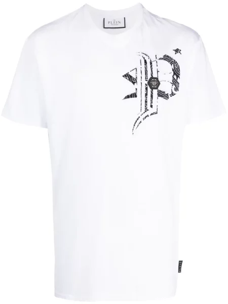 Tricou Philipp Plein alb