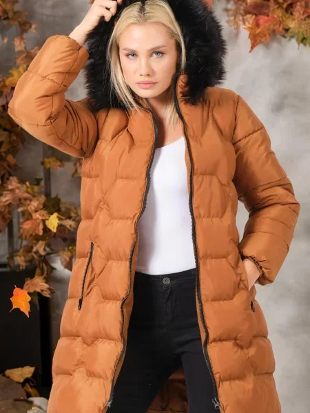 Palton Dewberry portocaliu