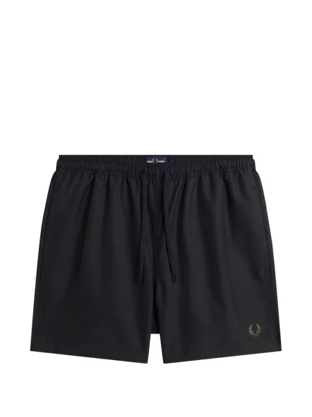 Slip de baie Fred Perry cu broderie cu cordon negru